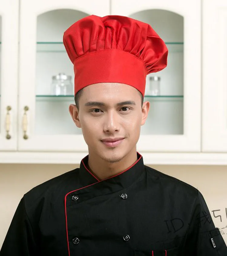 5pcs/lot Cooking Cap Cafe Restaurant Working Cap Working Cap Chef Hat