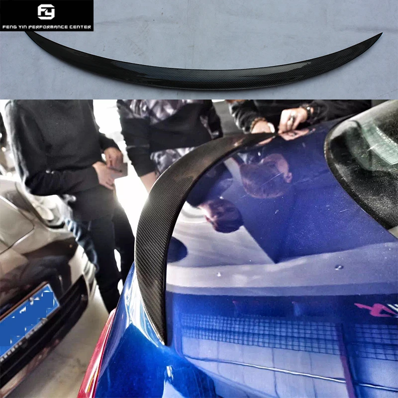  In stock Ghibli Carbon Fiber Rear Spoiler wings for Maserati Ghibli SQ4 car styling 14-16
