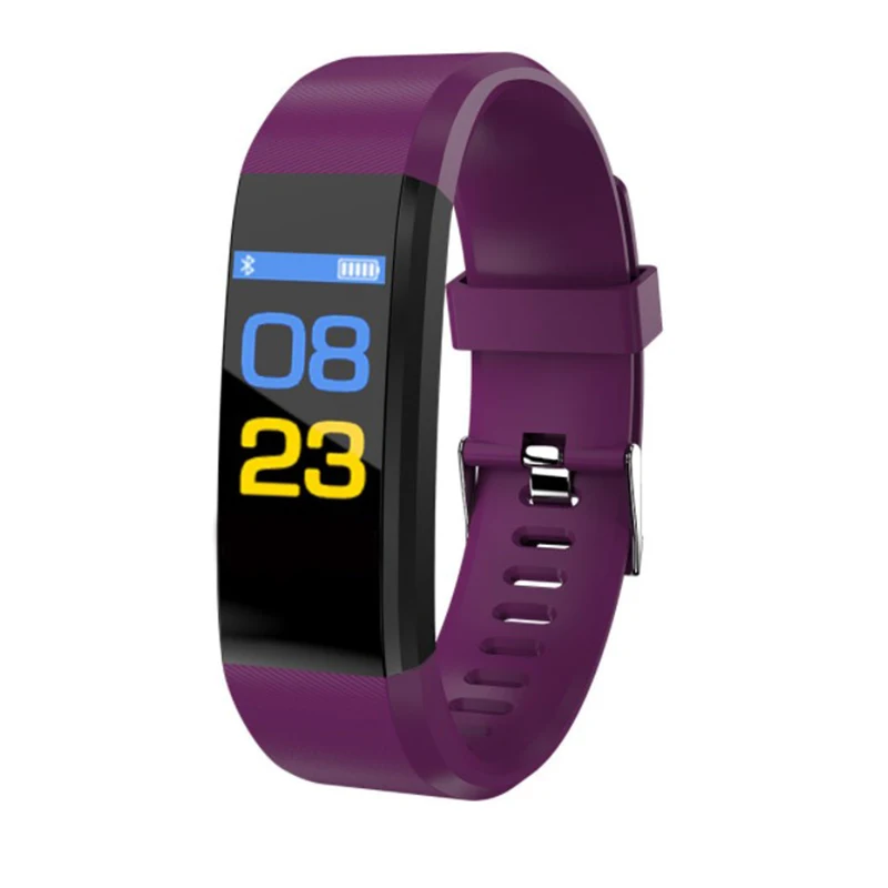 5 Colors Fitness Equipment Activity Heart Rate Sport Wristband For Fitbit Activity Pedometer For Outdoor Indoor Fitness Running
