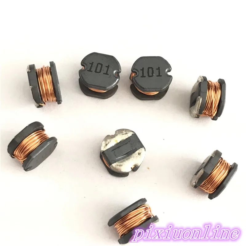 25pcs M74Y CD75 100UH SMD Power Inductor 101 Electronic Components High