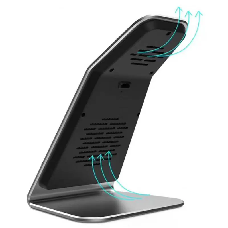 Ascromy 2in1 Fast QI Wireless Charger Stand For Apple Watch 3 2 iPhone XS Max XR X 8 Plus 8plus induction Charging Dock Station (5)