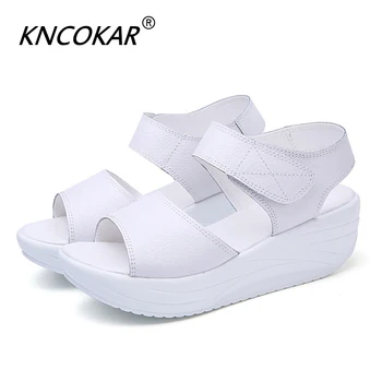 

KNCOKAR Women's shoes New Summer Women's Sandals Platform Sandals Women's Fashion Shoes x1140