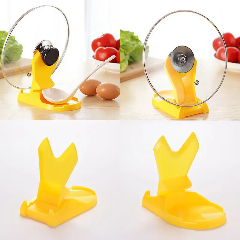 Random Color Spoon holder Pot Lid Shelf Cooking Tools Storage Kitchen