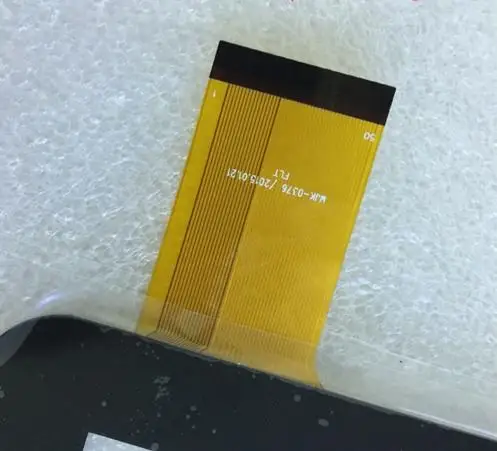 

New for Capacitive Touch Screen Digitizer glass External screen MJK 0376 Free Shipping