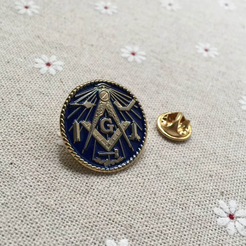 10pcs wholesale custom make masonic lapel pin badges Working Tools
