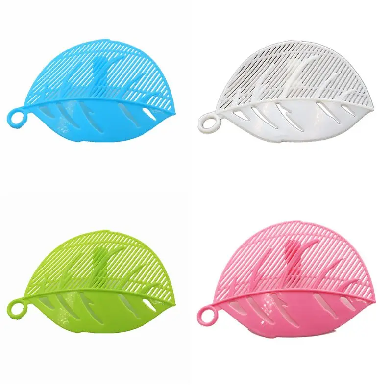 

Kitchen Portable Leaf Draining Sieve Board With Clip Noodles Rice Vegetable Fruit Cleaning Filter Gadget Tool