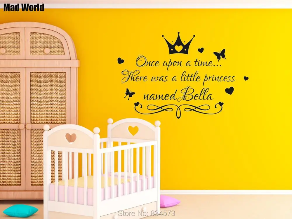 Bella Personalised Princess name with quote Kids 8 27 56 84w 47 71w 3