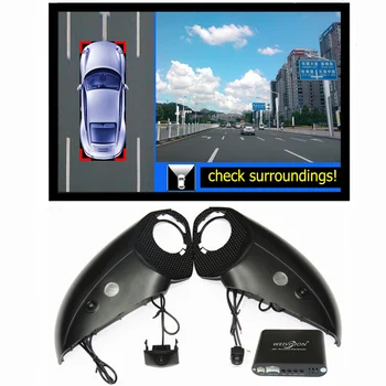 

Special 360 Degree bird View Car Monitor System Panoramic View, All round View Camera system for Audi Q5 Q7 with DVR record