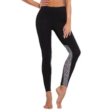 2018 Wholesale Polyester Womens Sports Yoga Pants Workout Gym Fitness Leggings Pants Athletic Clothes Solid High