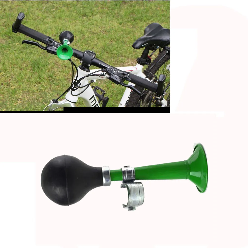 Cycling Bicycle Bike Metal Air Horn Hooter Bell Bugle Black Squeeze Rubber A1S5 