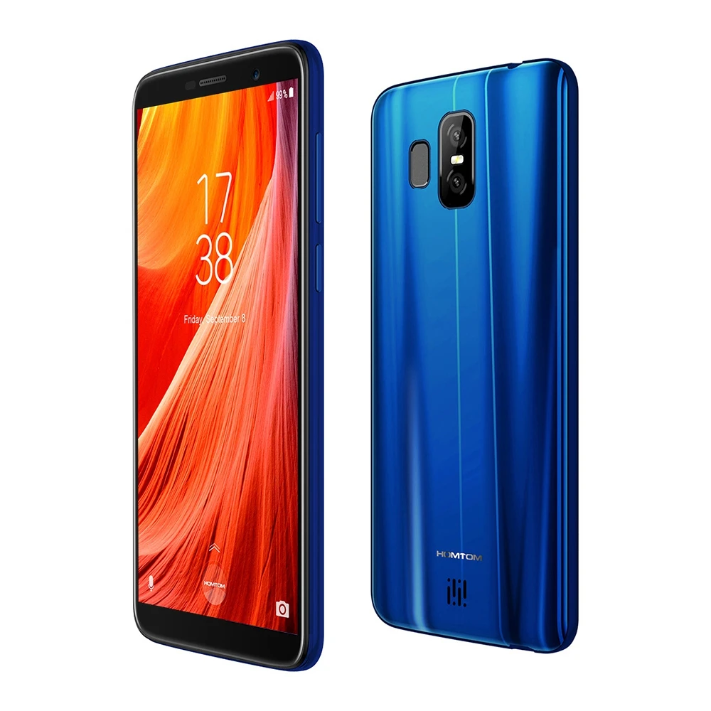 HOMTOM S7 смартфон 5 &quotHD 18:9 1280*640 mtk6737 четыре ядра 3G RAM 32G ROM 2900 мАч две задних камеры 13MP 8MP