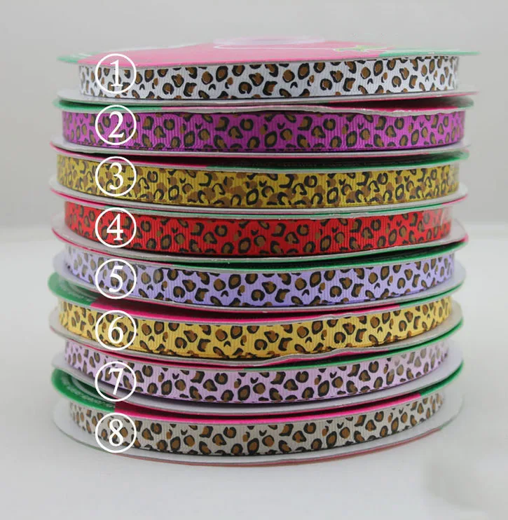 Лента Корсажная с леопардовым принтом Love 10 мм + 50 ярдов/рулон|ribbon rope|ribbon corddiy jewelry