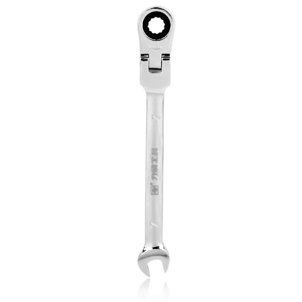 

DHDL!7mm Flexible Head Ratchet Action Wrench Spanner Nut Tool