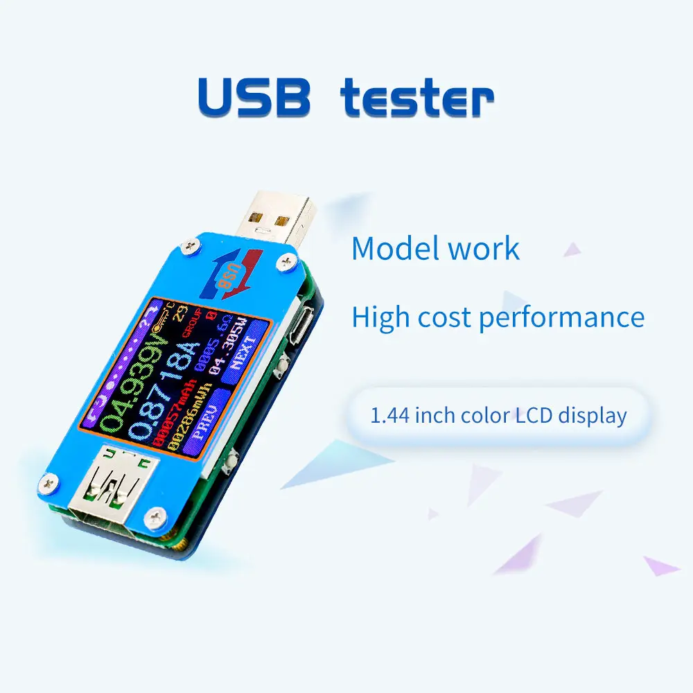 UM25 UM25C Для APP USB 2,0 Тип-C ЖК-дисплей Вольтметр Амперметр Напряжение измеритель тока, для батареи зарядки измерения Кабельный тестер сопротивления