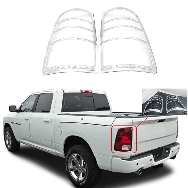 Loyalty for Dodge Ram 1500 2500 2009 2019 Rear Tail Light Taillight Cover Bezel Tail Lamp Trim