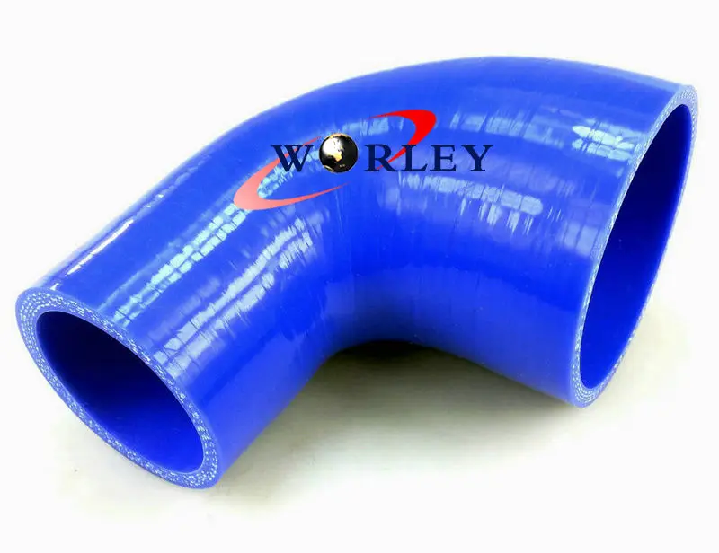 Silicone Joiner 90 Degree Bend Reducer Elbow Hose Pipe 64mm 70mm 2.5" 2