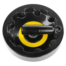 Ручное колесо черное пластиковое ручное колесо Складная Вращающаяся ручка 16*160 для детали токарного станка