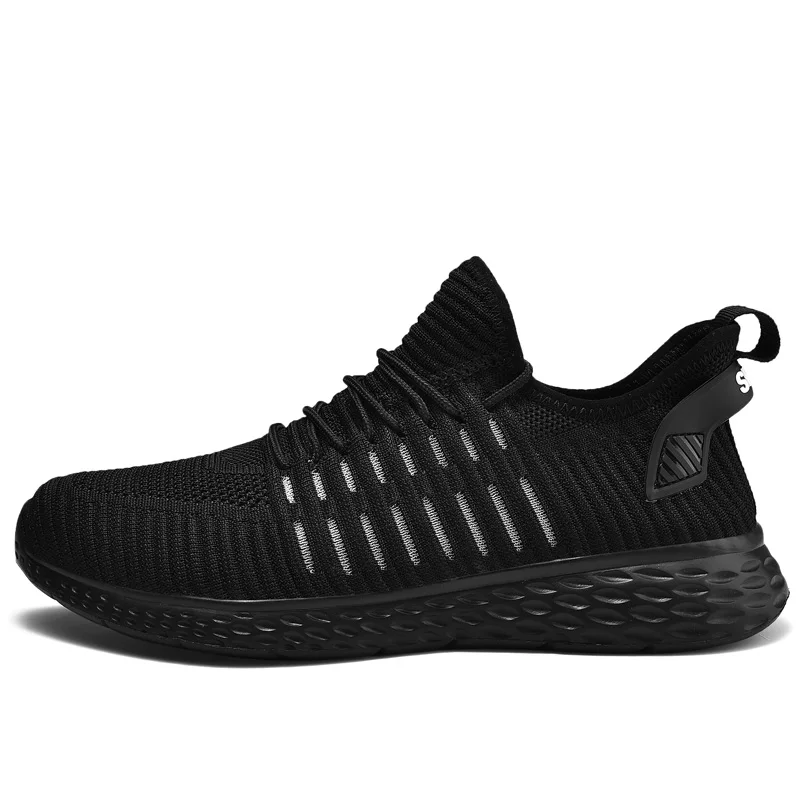 

New Hot Men Women Lovers Couple Fly woven Fashion Sneakers Running Shoes Light Elastic Soles All-Match White Shoes Size 35-47