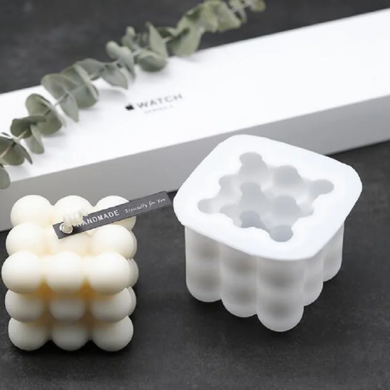

DIY Soy wax Candles mold Candle Mould Aromatherapy Plaster Candle 3d Silicone Mold Hand-made Soy Candles Aroma Wax Soap Molds