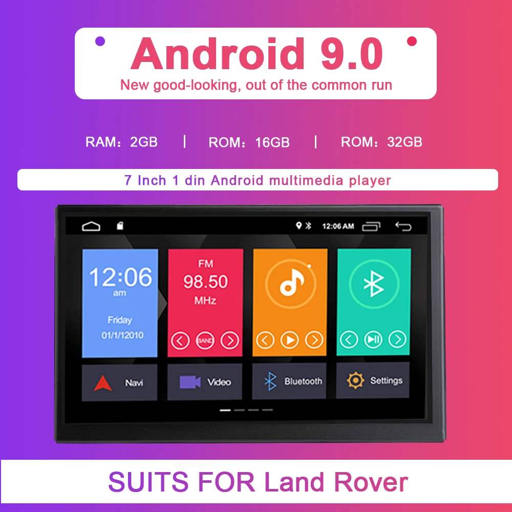 Discount Android 9.0 Car Multimedia Player For Land Rover Freelander 2 2007 2008 2009 2010 2011 2012 GPS Radio Touch ScreenHead Unit Wifi 3