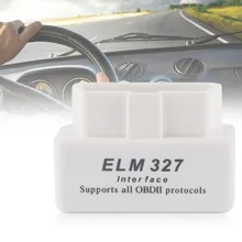 Высокое качество авто интерфейс сканер Мини ELM327 OBD2 II Bluetooth диагностический инструмент совместимые телефоны Смарт сканирующий инструмент Горячая Распродажа