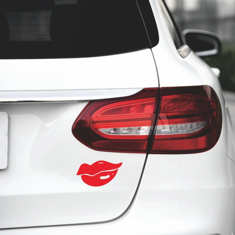 Lip print Sticker Logo Name Lip print Decal Posters Vinyl Wall Decals Pegatina Quadro Parede Decor Mural Lip print decal 1f