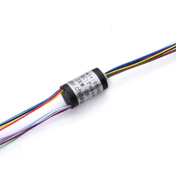 

Mini Size Handheld Stabilizer Slip Ring Out Diameter 8.5mm/7.8mm 4/6/8/12 Channel 1A SRM-08-XXU Capsule Slip Rings Slipring