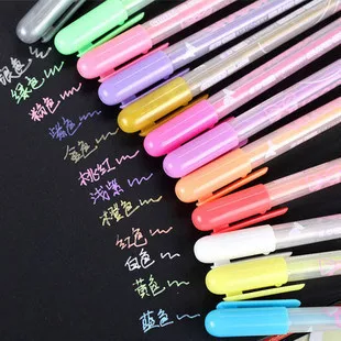 neon pens for black paper