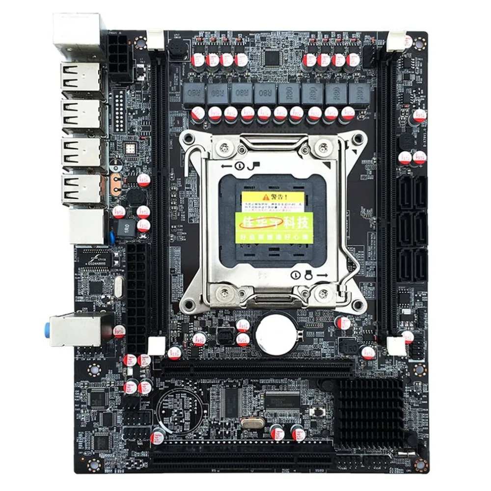 

Desktop Computer Mainboard X79 Gaming Motherboard LGA 2011 ATX 4 Channels All Solid Board Support E5-2670 2650