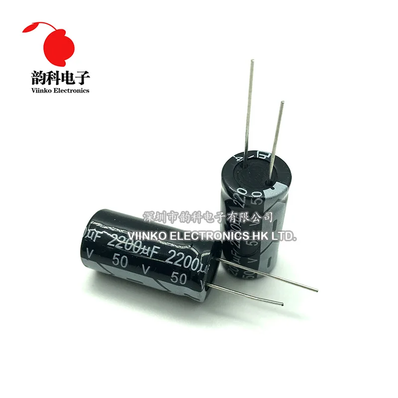 

10pcs 2200UF 50V 16X25mm Electrolytic Capacitor 50V 2200UF 16*25mm Aluminum Electrolytic Capacitor
