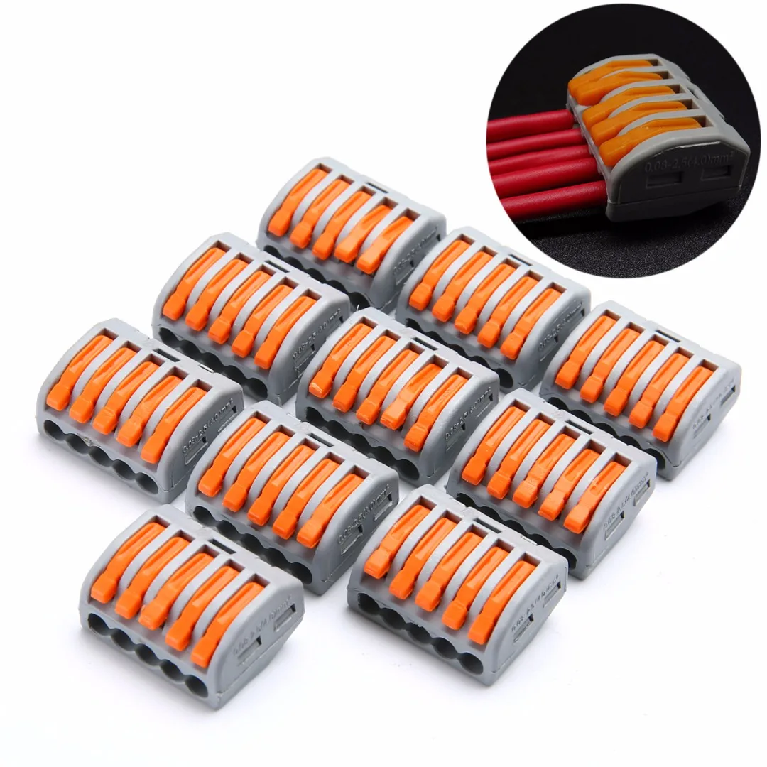 Cable Connector Nylon 4 cores Wire to Wire 4 pins Appliances Reusable Industrial