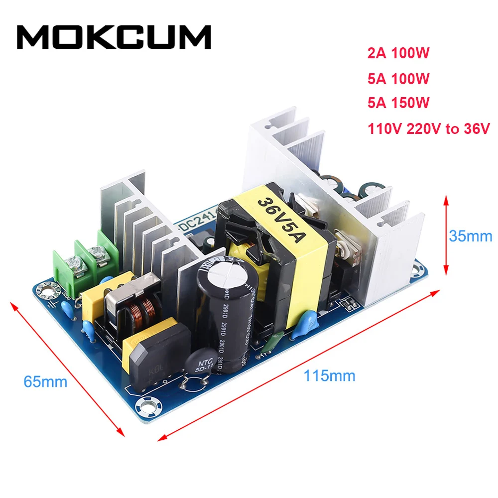 

AC-DC Converter 110V 220V to 36V 5A 180W Isolation Switching Power Supply Module Buck Step Down Module