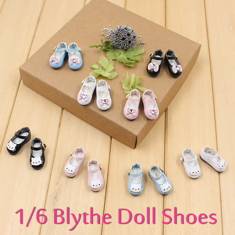 

Blyth doll shoes Cat and Bow eight differents color Cute Neo