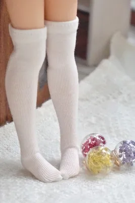 1 пара одноцветных и полосатых чулок для кукол Blyth подходит для Azone, Pullip, кукла licca носки 1/6 аксессуары для одежды