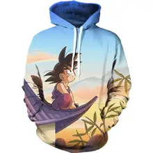 Jackets &Coats Dragon Ball Z Hoodie Anime Son Goku Hooded 3d Printed Men Sweatshirts Harajuku men Hoodie 3d Black Friday R2163