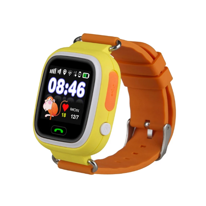 Bluetooth enabled baby smart watch Q90 gps watch phone