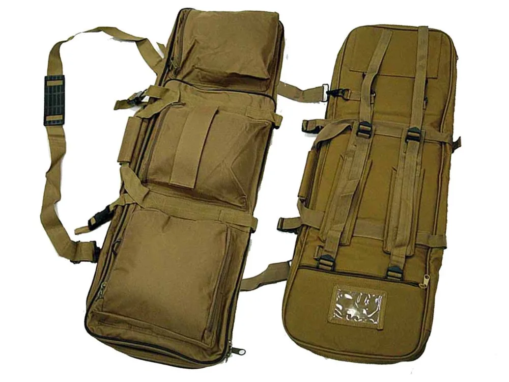 Tactical Rifle Sniper Carrying Case Gun Bag Double Pack Airsoft Hunting ...