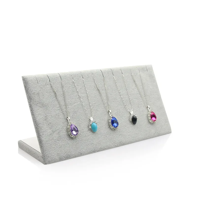 Jewelry Organizer Storage Stand For Dangling Pendant Necklace Display Showcase Jewelry Display Show Holder Rack Grey Color Jewelry Organizer Storage Stand For Dangling Pendant Necklace Display Showcase Jewelry Display Show Holder Rack Grey Color