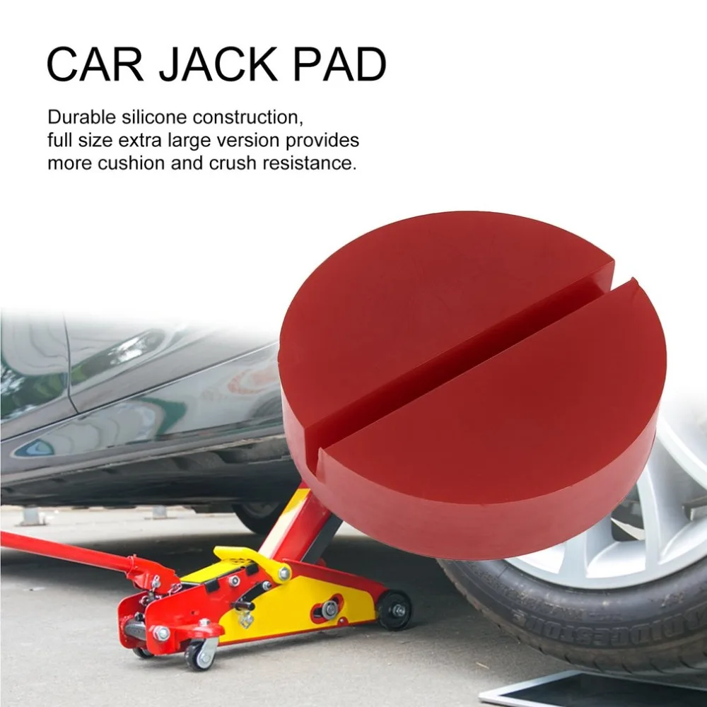 

Car Silicone Slotted Car Vehicle Jacks Jack Pad Frame Protector Rail Floor Jack Guard Adapter Tool Jacking Lifting Disk