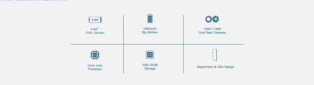 Doogee N10 3 ГБ 32 ГБ мобильный телефон разблокировка лица отпечаток пальца ID 5,84 ''1080*2280 FHD+ 19:9 дисплей 16 МП 4G LTE OTG Android 8,1 телефон