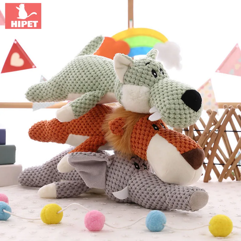 PETKITTY pet собака, кошка, игрушка в форме животных Лев Слон звук игрушка с писком для домашних животных игрушки для зоотовары для щенков обучение интерактивные игрушки