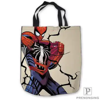 

Custom Canvas Amazing-Spider-Man ToteBags Hand Bags Shopping Bag Casual Beach HandBags Foldable 180713-08-9