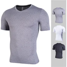 Новые кроссовки футболка Для мужчин Rashgard Спортивная Джерси сжатия спортивную одежду Фитнес Топ Для мужчин s футбольные тренировки T рубашка