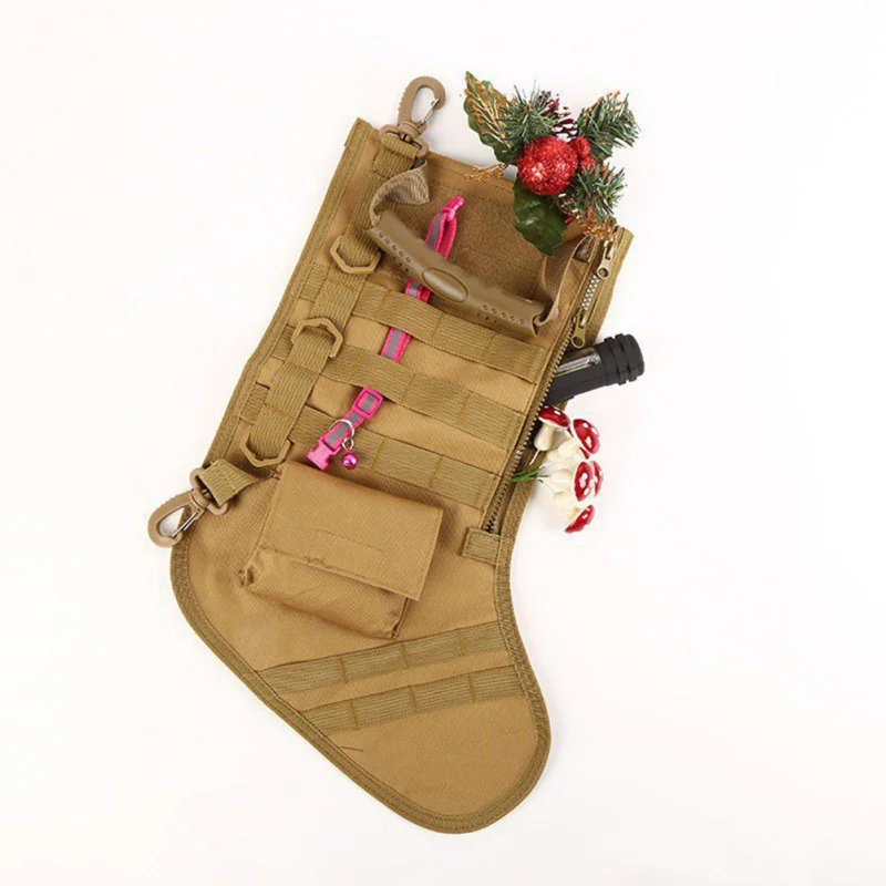 Новые тактические Молл Рождественский носок-сумка мешочек инструментальный мешок боевых охоты Рождественский подарок сумки