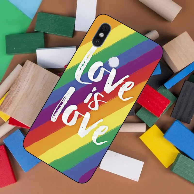 LGBT Love is love Новинка чехол для телефона Xiaomi Max2 Max3 Note2 Note3 MI6 MI8 Redmi Note5