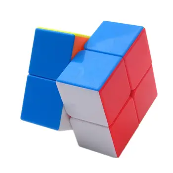 

2x2 Magic Cube Stickerless 2x2x2 Magic Cube 2Layers Speed Cube Professional Puzzle Toys For Children Kids Gift Toy