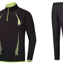 Мужчины осень зима футбол спортивный костюм для взрослых/ребенок с длинным рукавом футбол спортивный костюм футбол набор Футбол Костюм спортивный комплект M-4XL