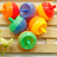 5 шт. креативная ручная откидная волчок гироскоп забавная игра развивающие Подарочные игрушки для детей детские мини детские пластиковые игрушки