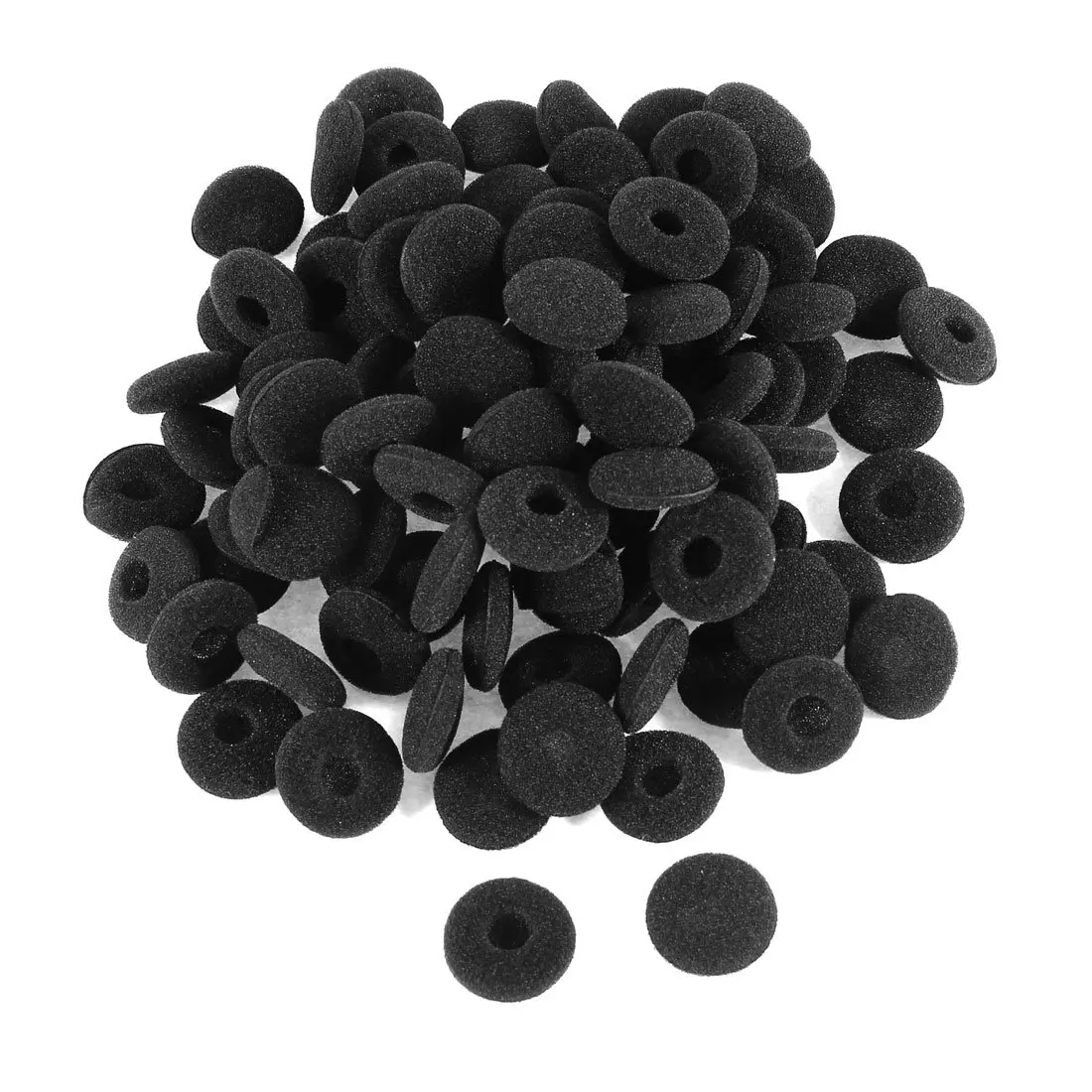 

TTKK 100 Pcs Black Sponge Earbud Headphone Cap Ear Pads Cover Replacement