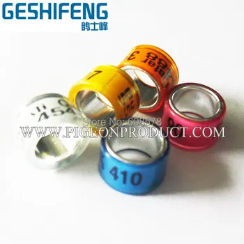 

12mm aluminium corewith plastic coat pigeon band ,bird foot band